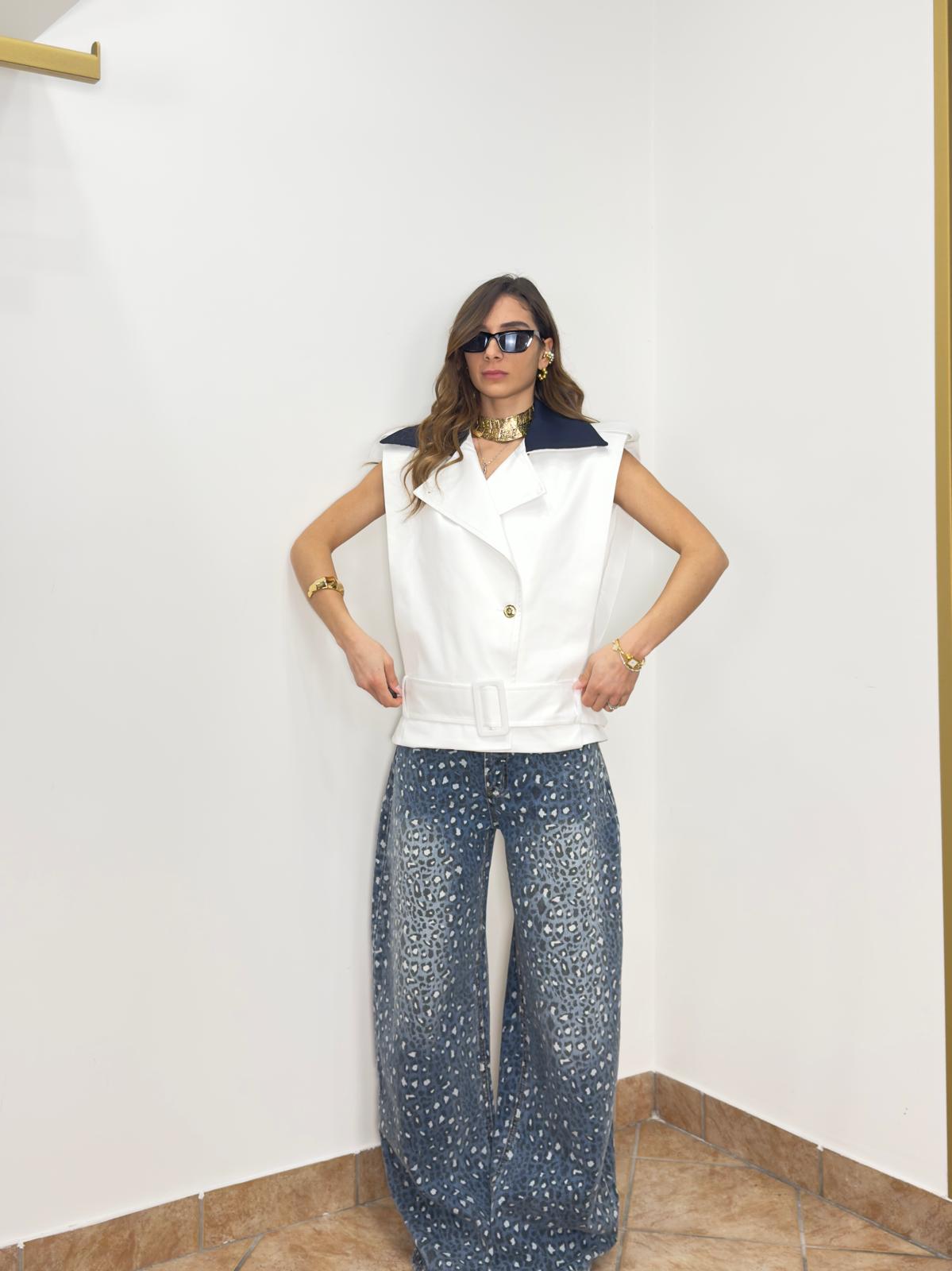 Jeans Baggy Animalier