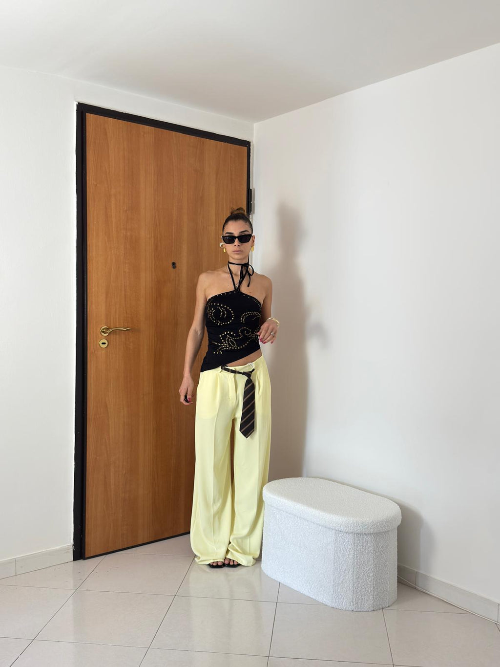 Pantalone Scivoloso Yellow