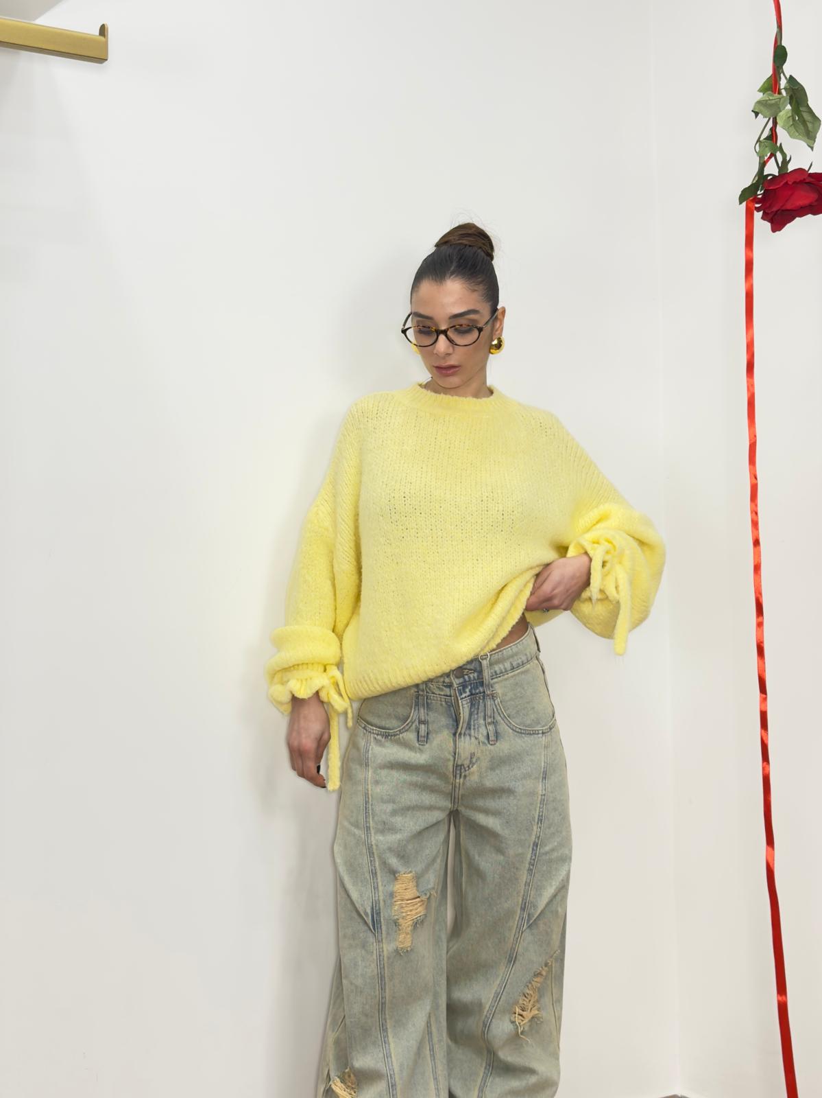 Maglione Soft Giallo