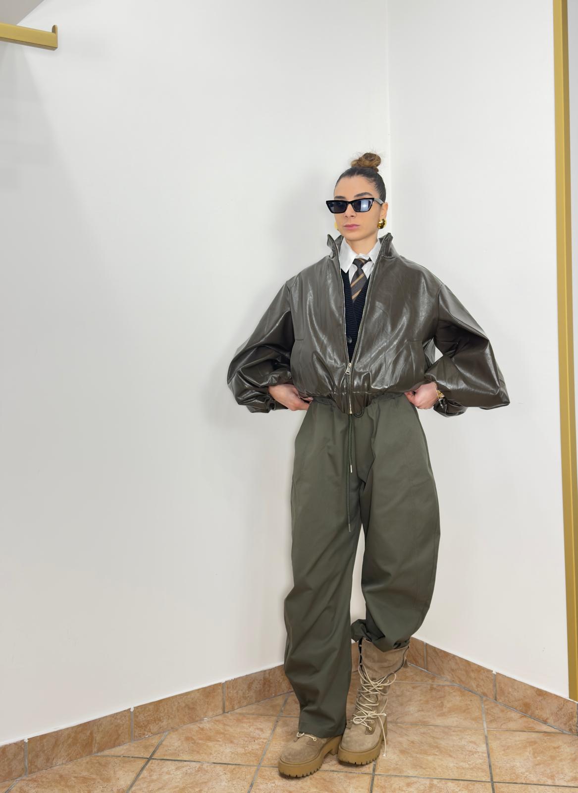 Giubbotto Bomber Ecopelle