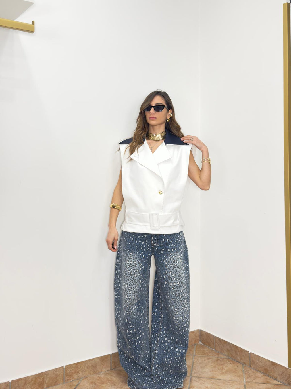 Jeans Baggy Animalier