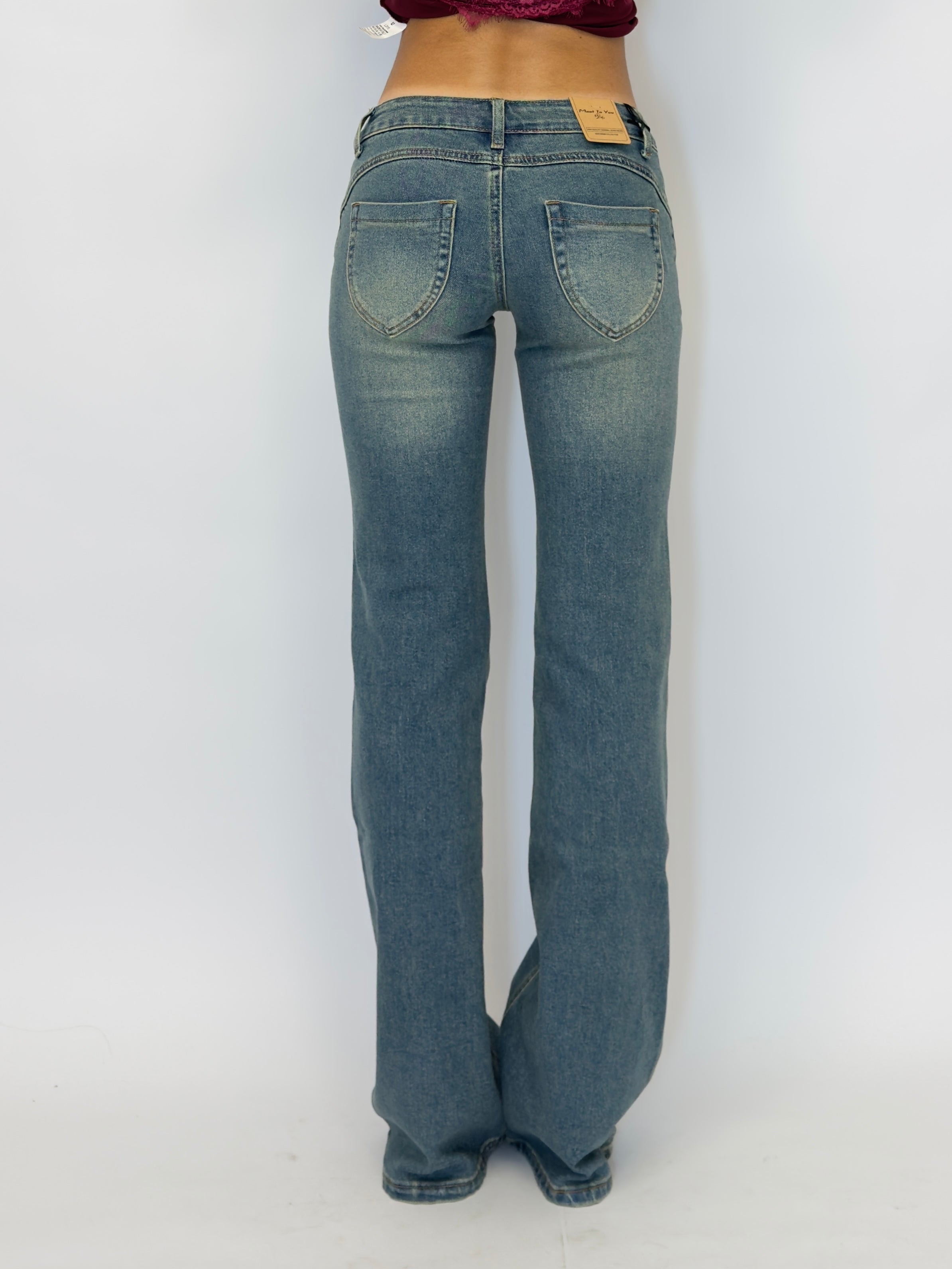 Denim vita bassa