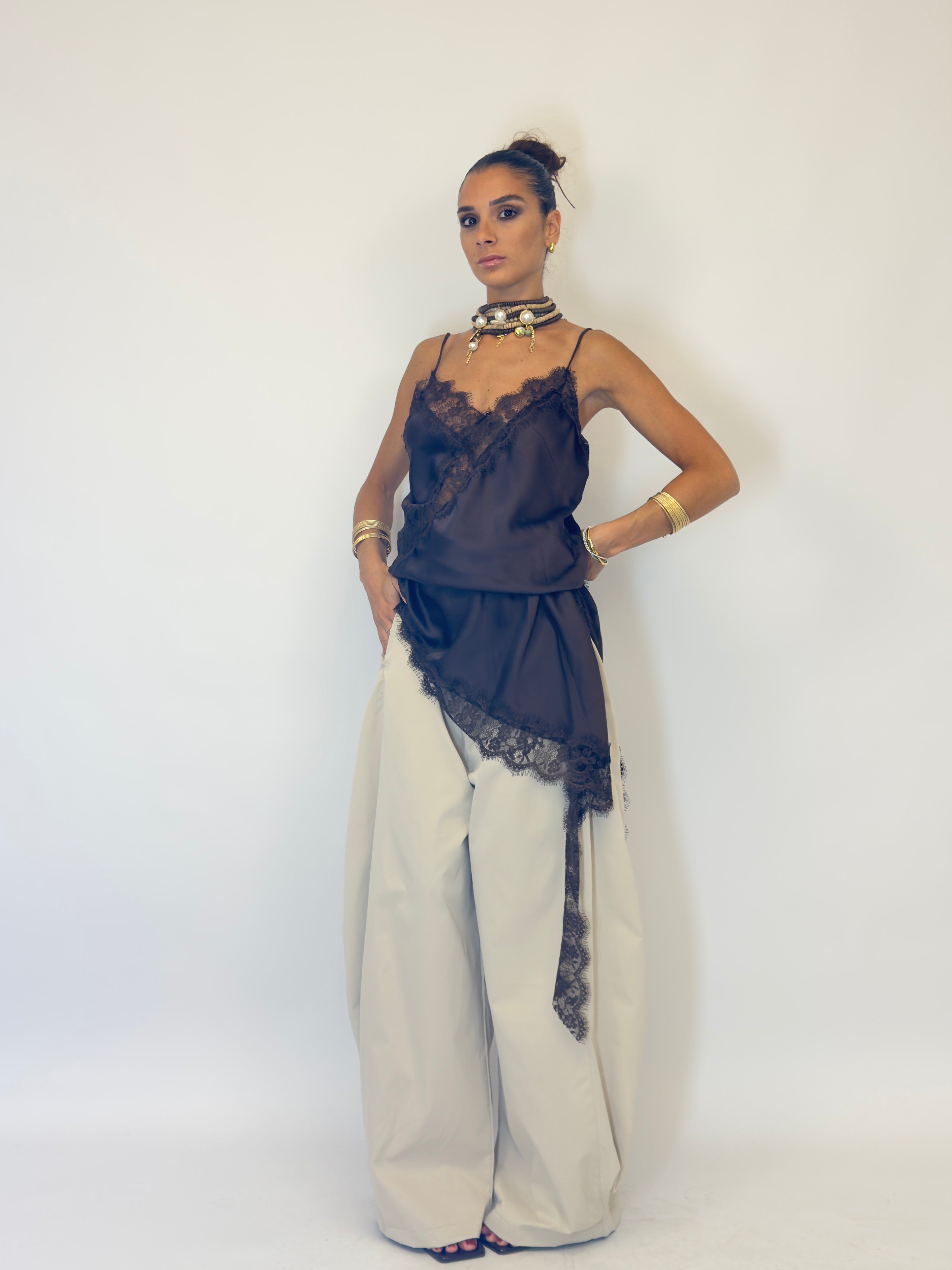 Pantalone Acetato Ballon