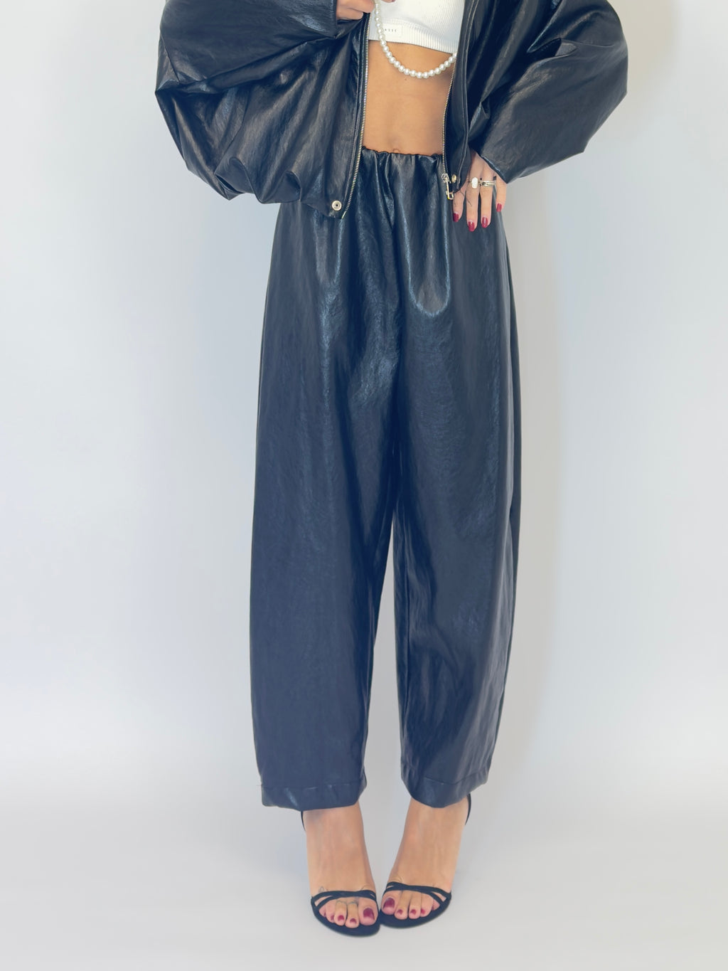 Pantaloni Ballon Ecopelle