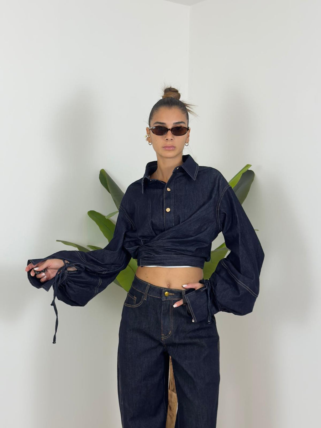 Camicia Denim Scuro