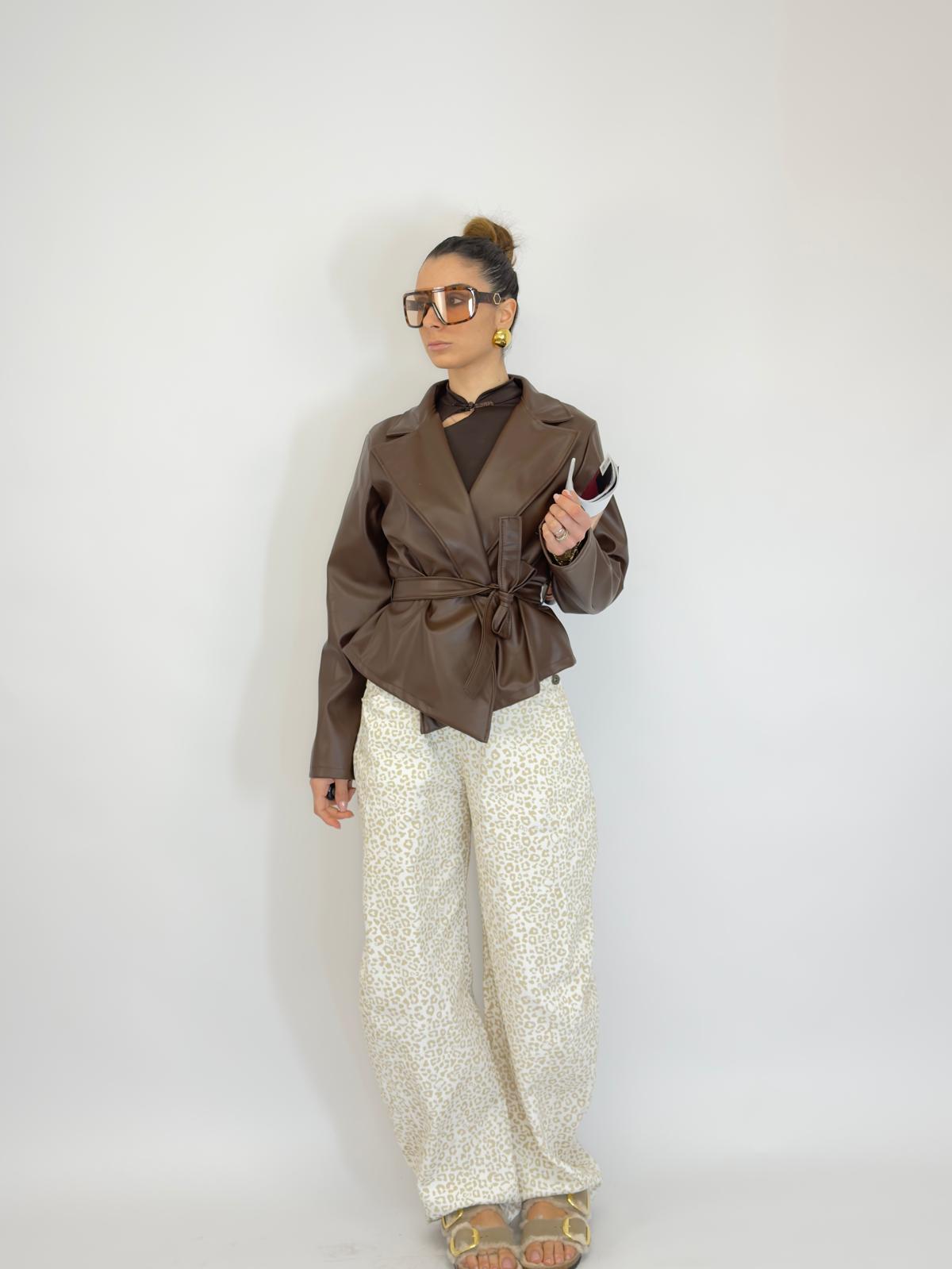 Trench ecopelle crop