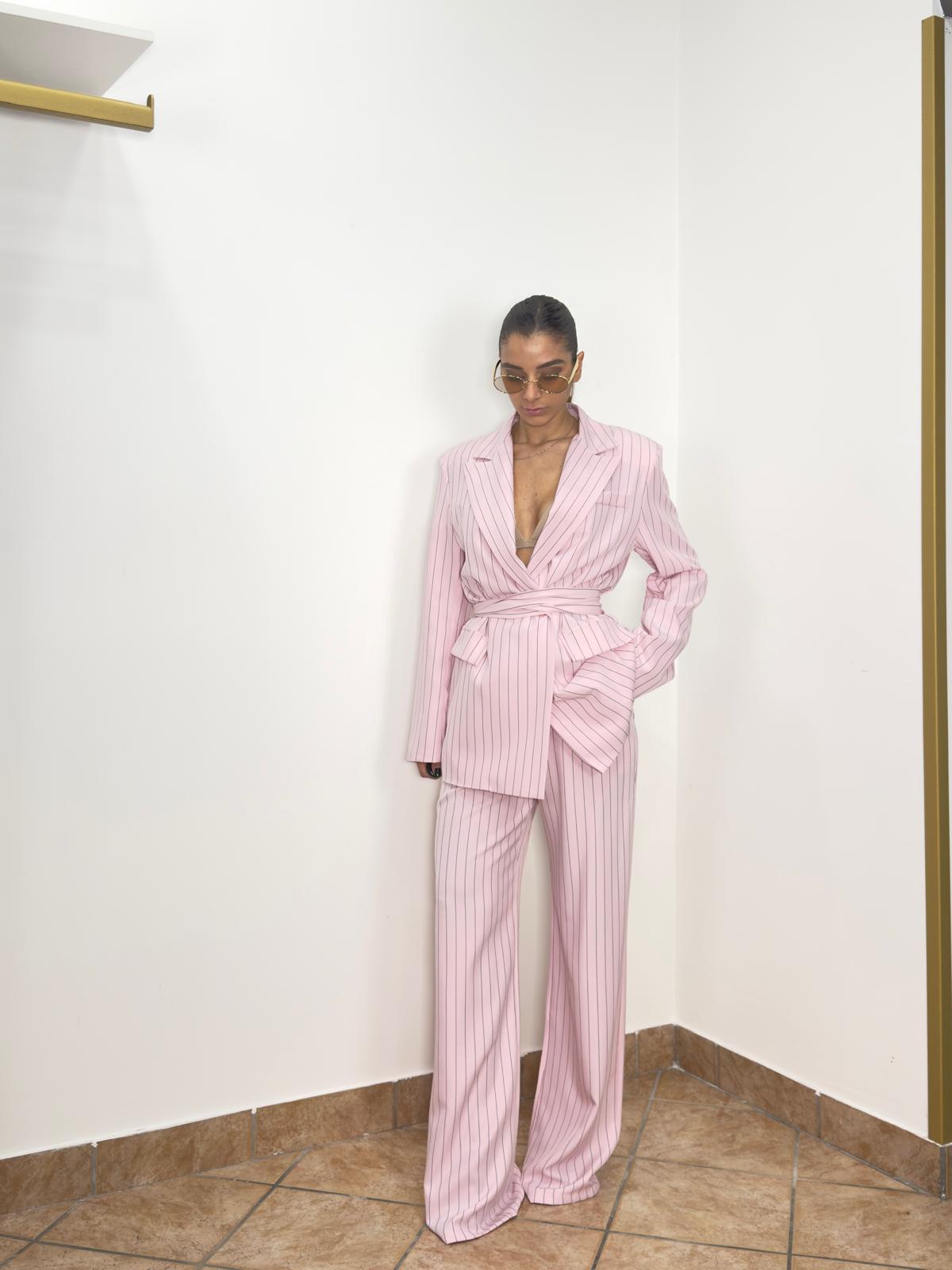 Tailleur Pink Gessato