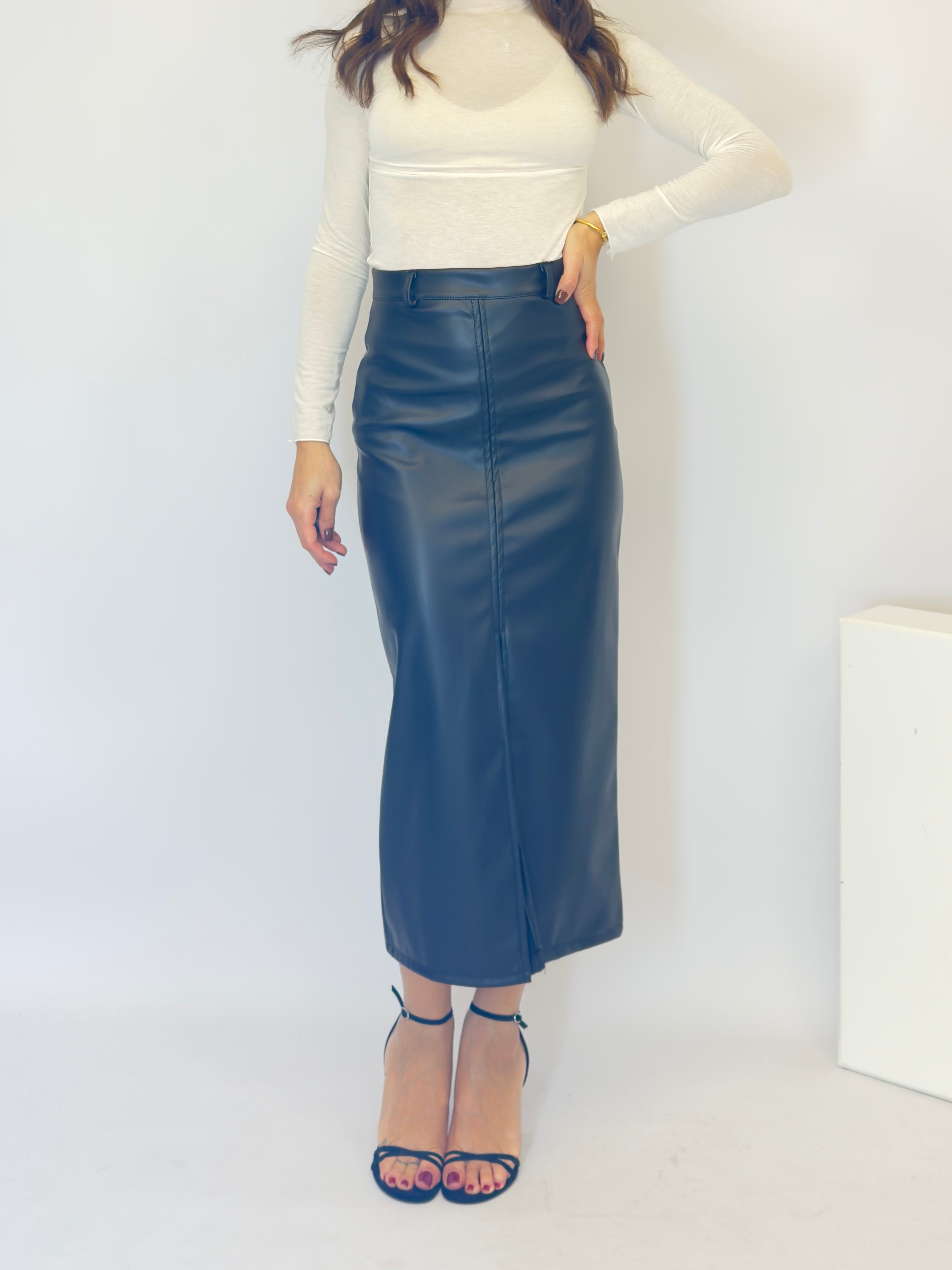 Gonna Longette Ecopelle