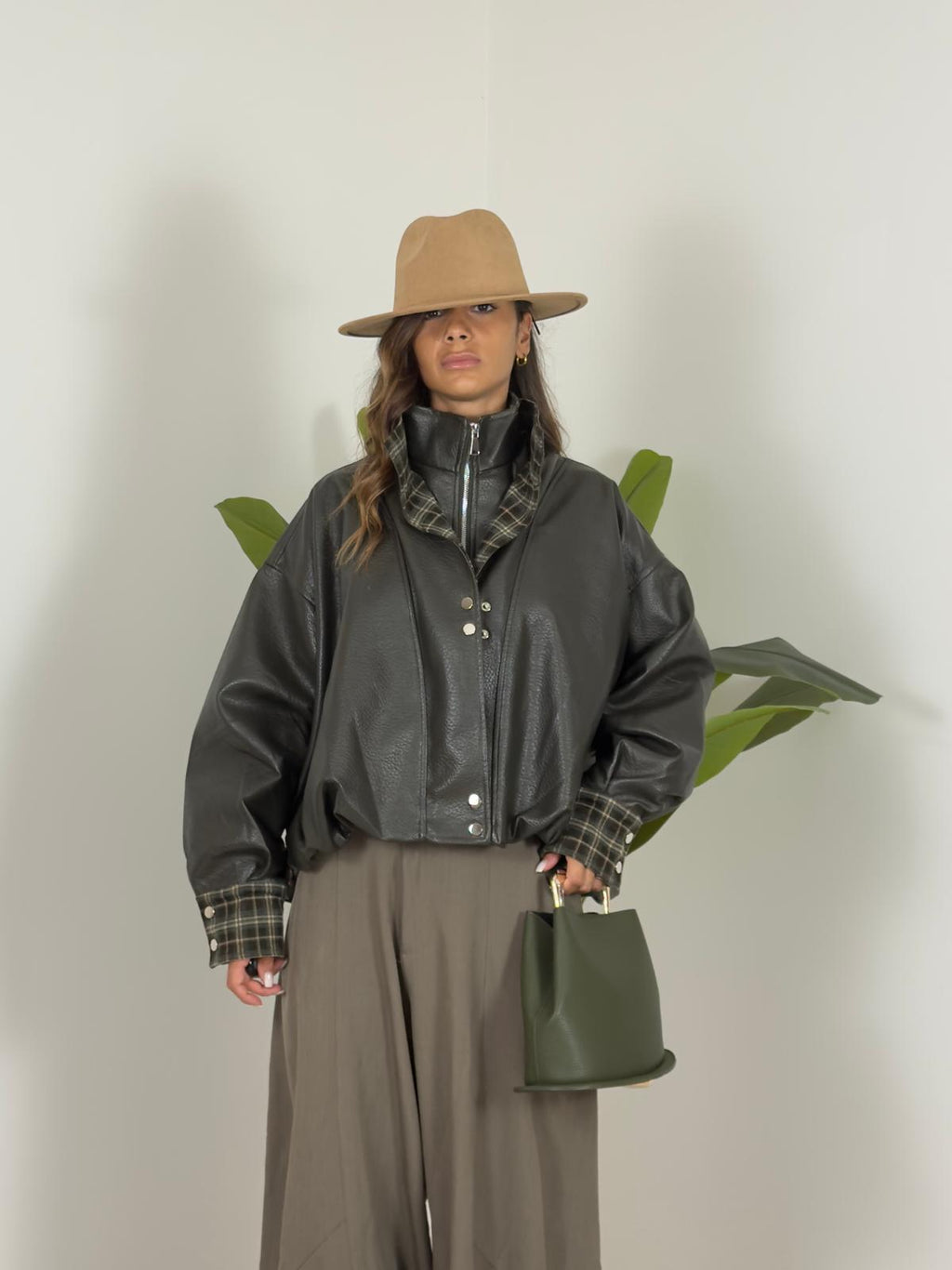 Giubbotto Bomber Tartan