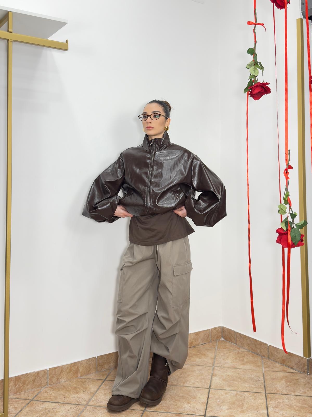 Giubbotto Bomber Ecopelle