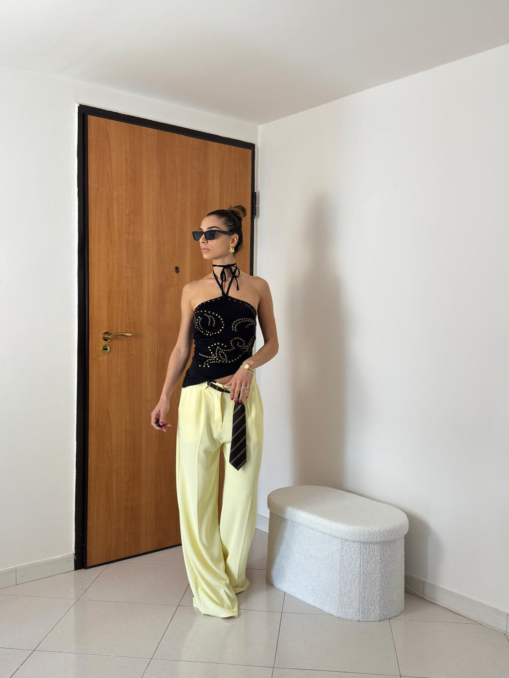Pantalone Scivoloso Yellow