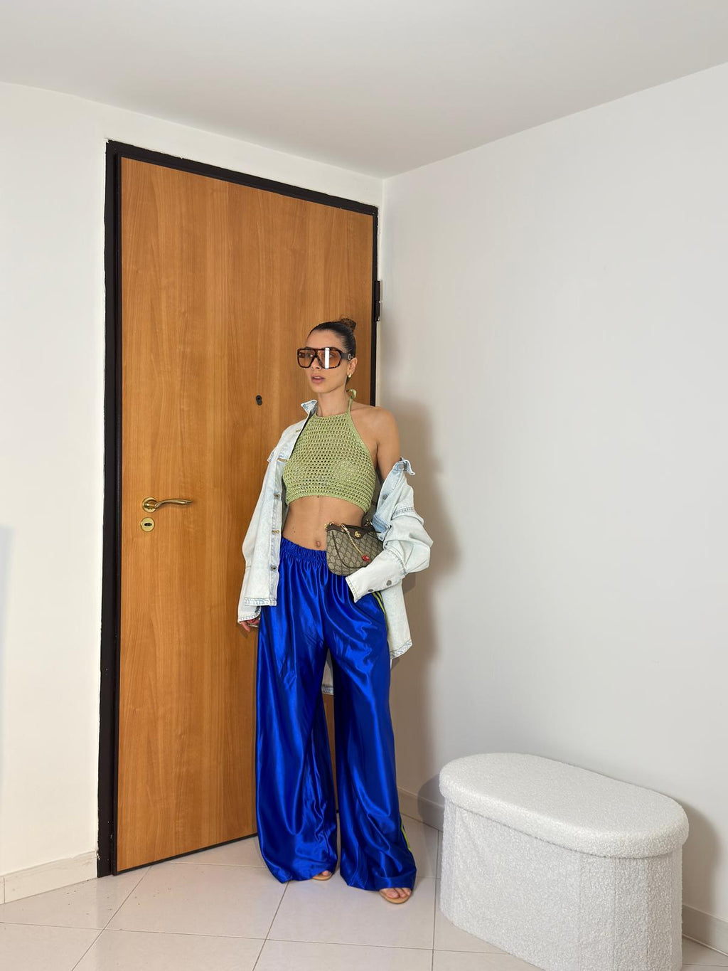 Pantalone Satin Sportif