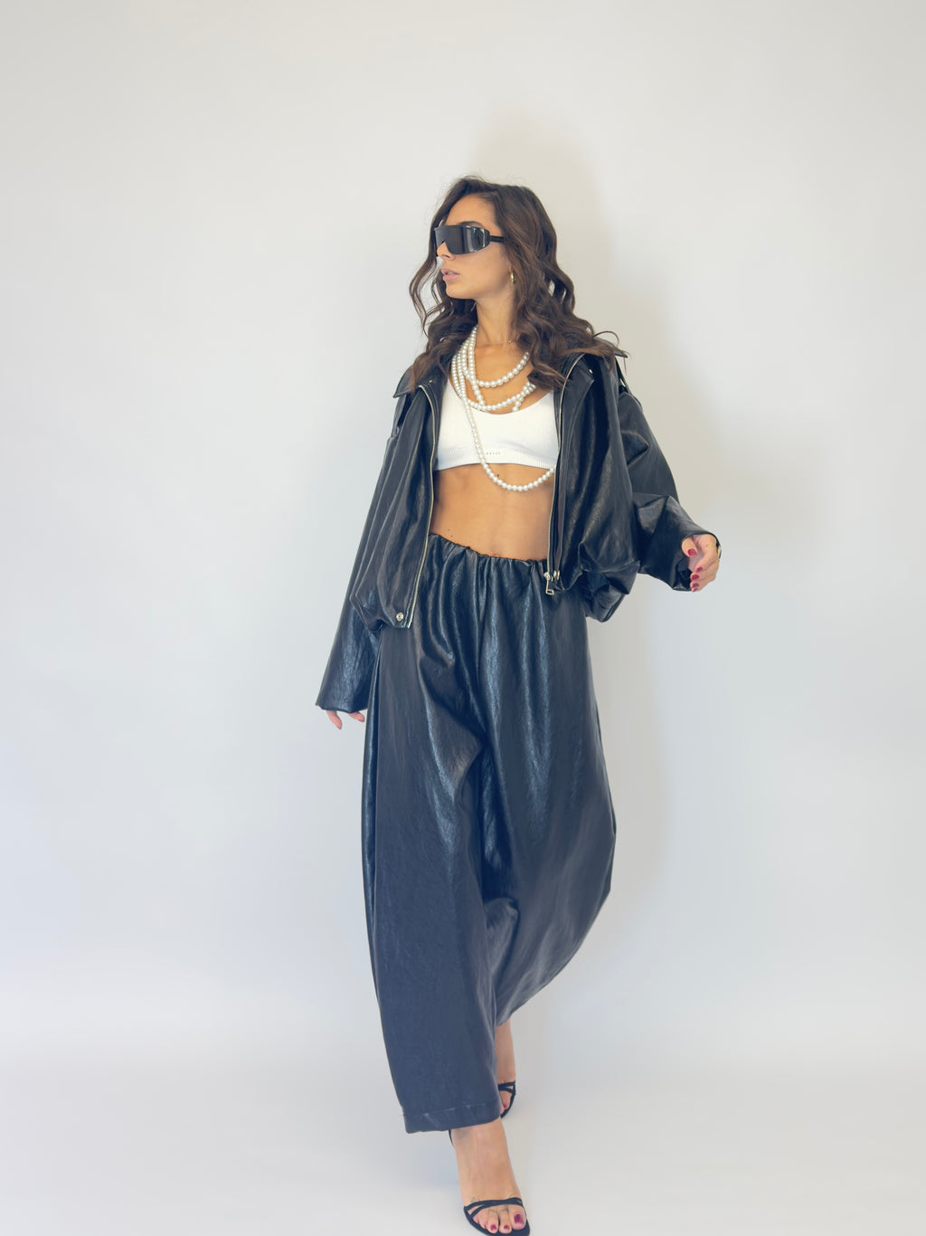 Pantaloni Ballon Ecopelle