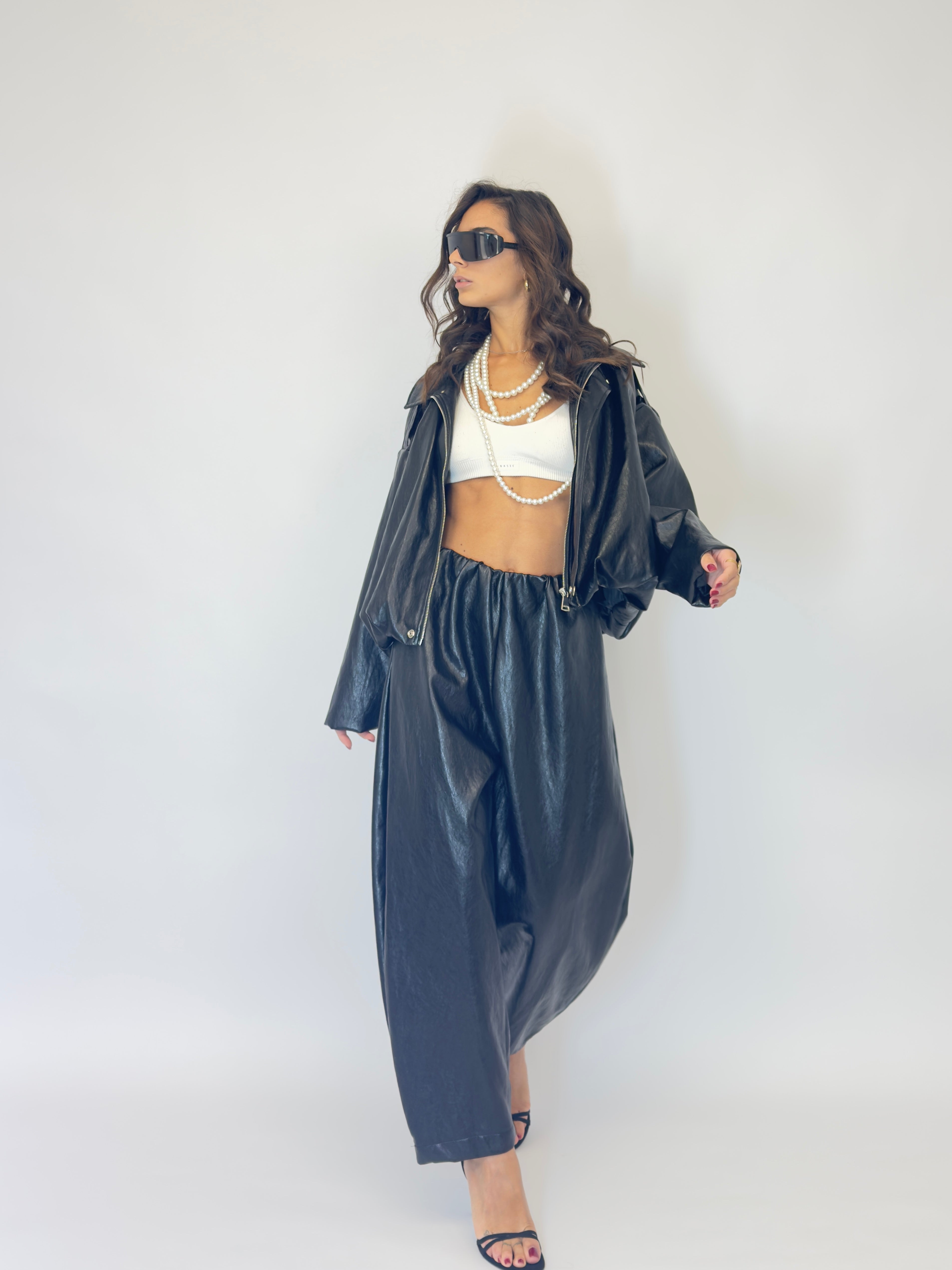 Pantaloni Ballon Ecopelle