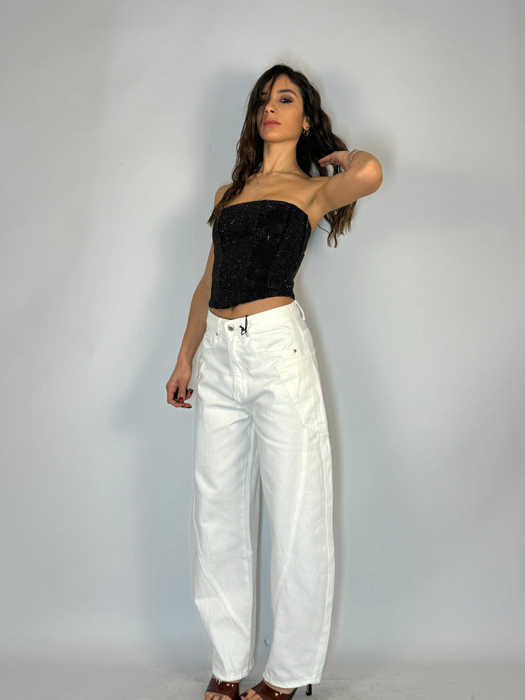 Jeans Ballow Bianco