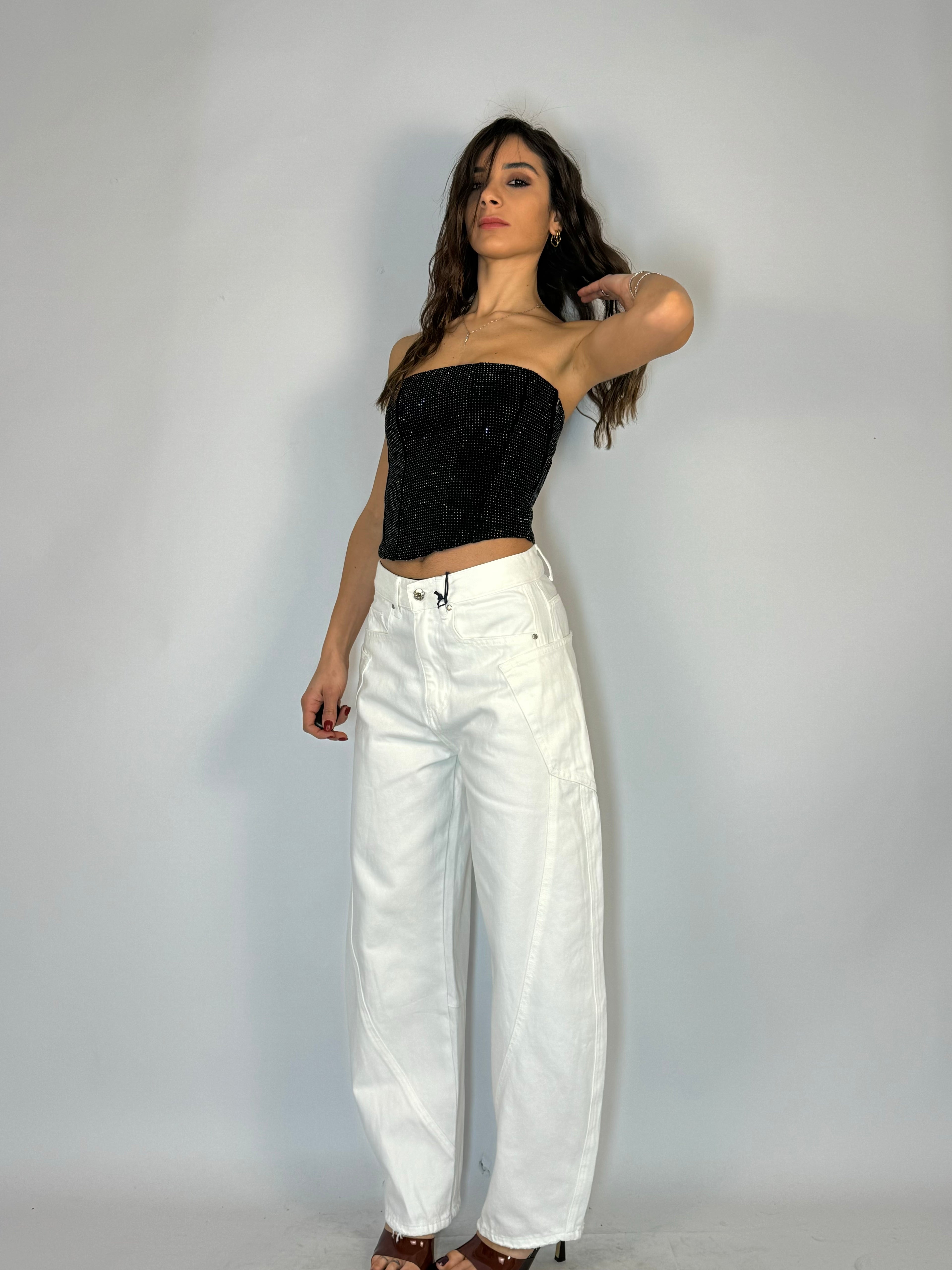 Jeans Ballow Bianco