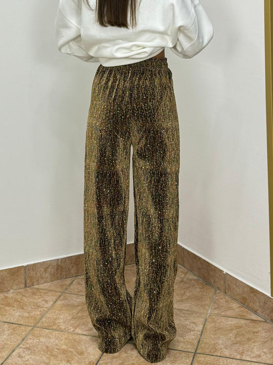 Pantalone Brilla oro