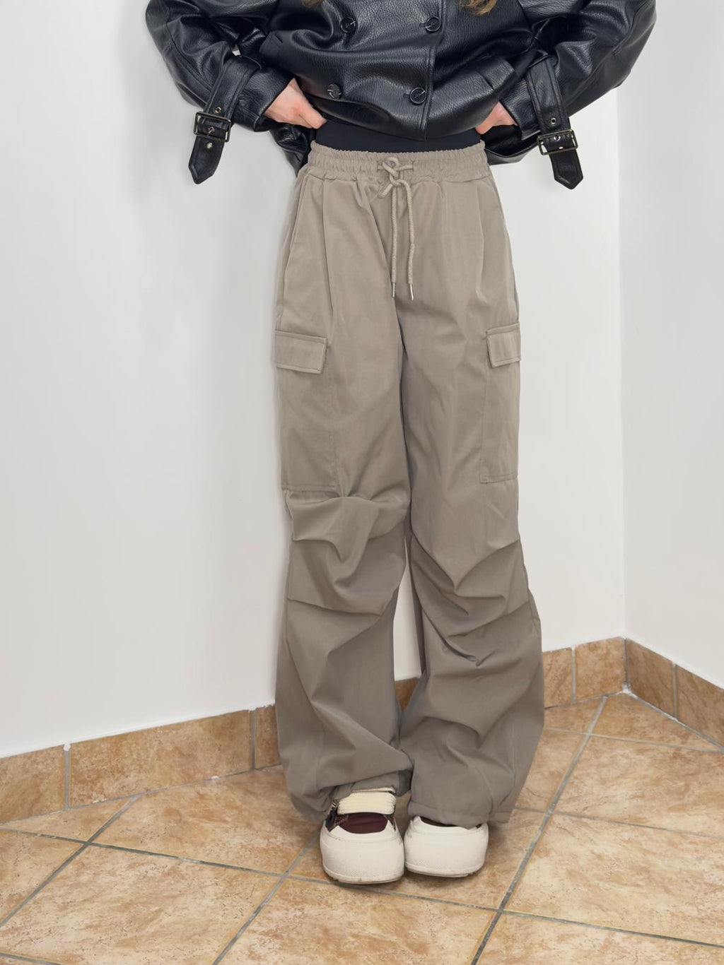 Pantalone Cargo Acetato