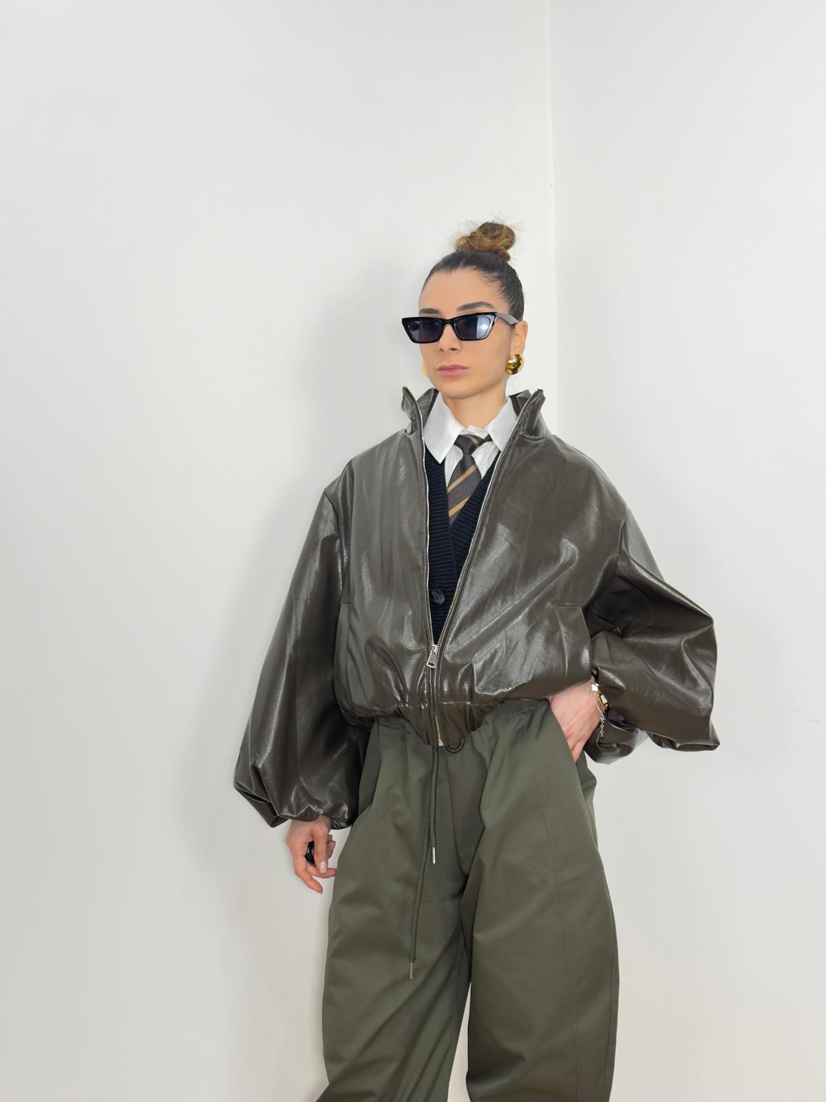 Giubbotto Bomber Ecopelle